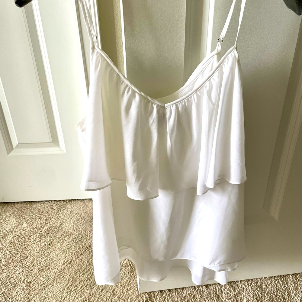 Gianni Bini new without tags white silky camisole